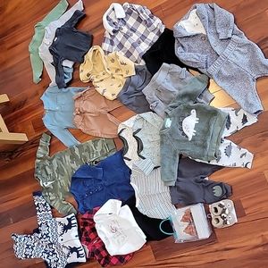 3-6 Month Baby Boy Clothes - Huge bundle - 27 Items